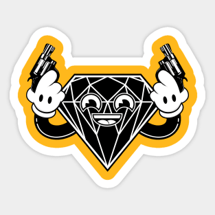 Diamond Snubnoses Sticker